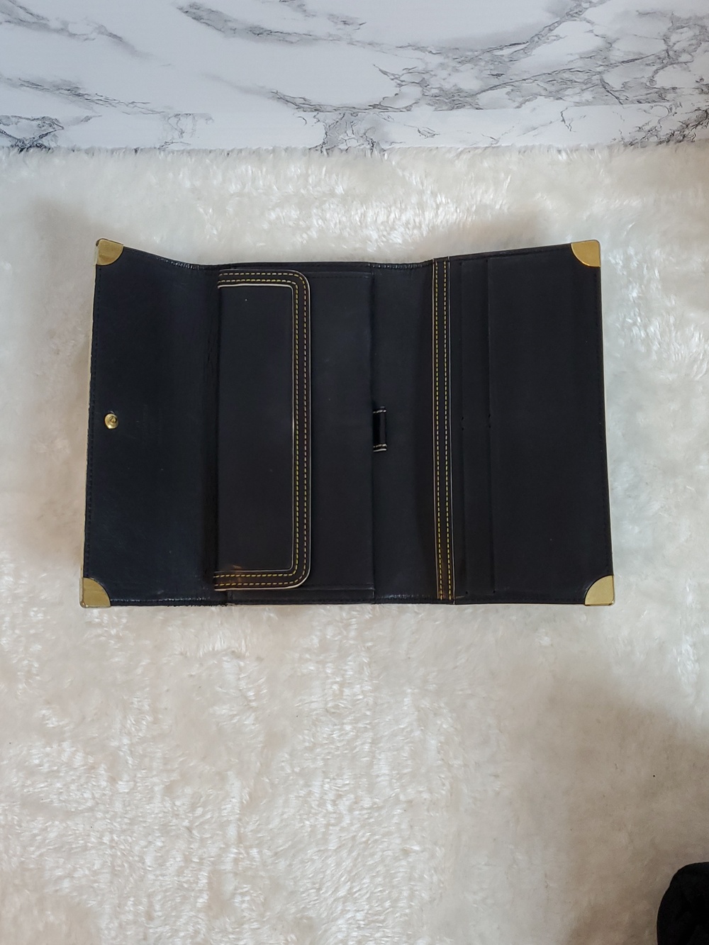Louis Vuitton Suhali Black Leather Porte Tresor International Wallet - Picture 3 of 11